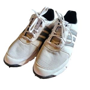 ADIDAS Golf Shoes Traxion Mens White Athletic Cleats EMG 004002 Size 9 Golfing